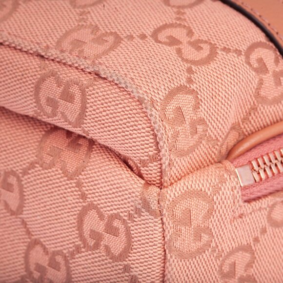 Authentic Gucci Pink GG Canvas Ophidia Mini Crossbody - Picture 13 of 16